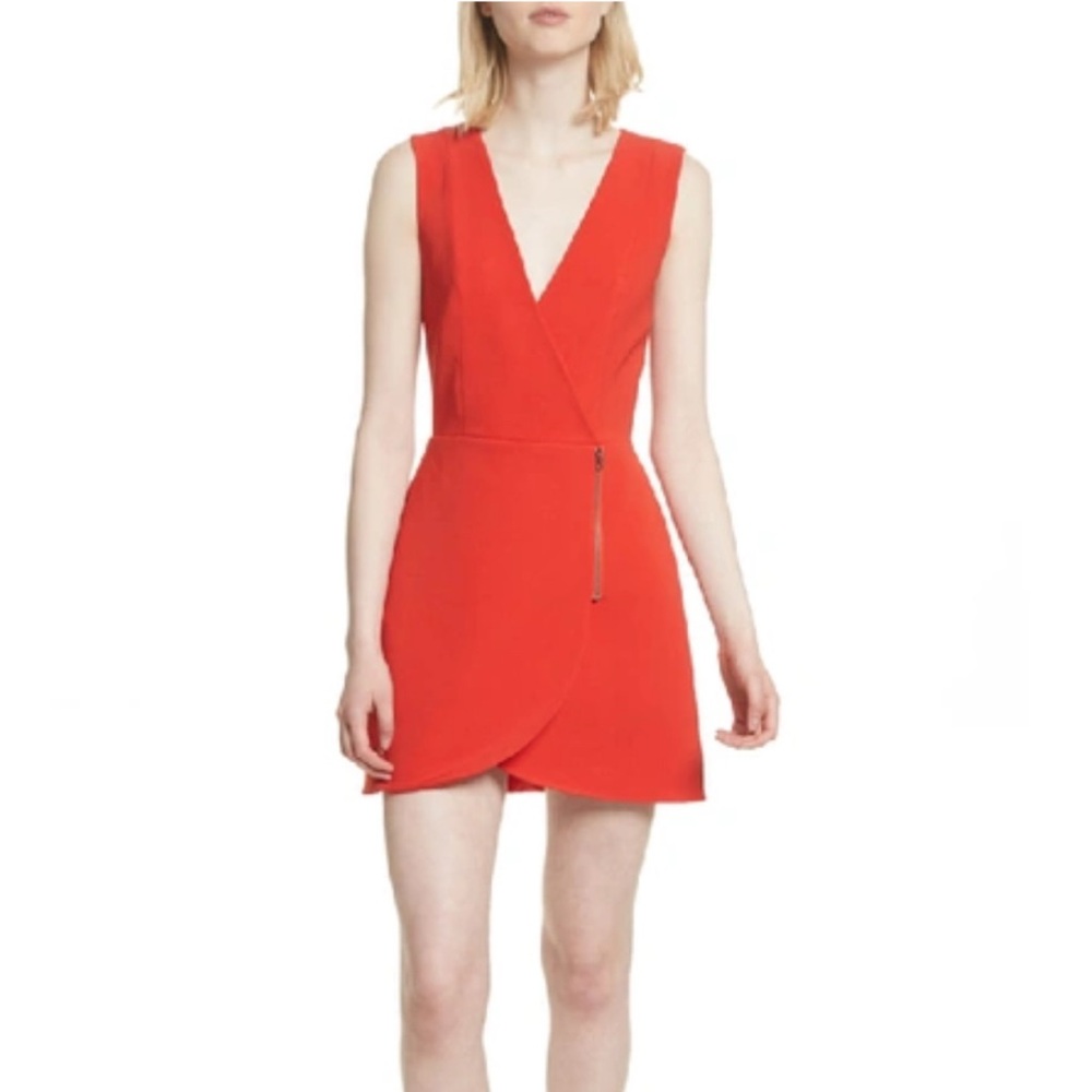 Alice + Olivia Vibrant Red Top